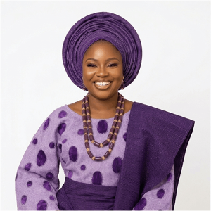 Aso Oke and Buba set, Yoruba women's clothing